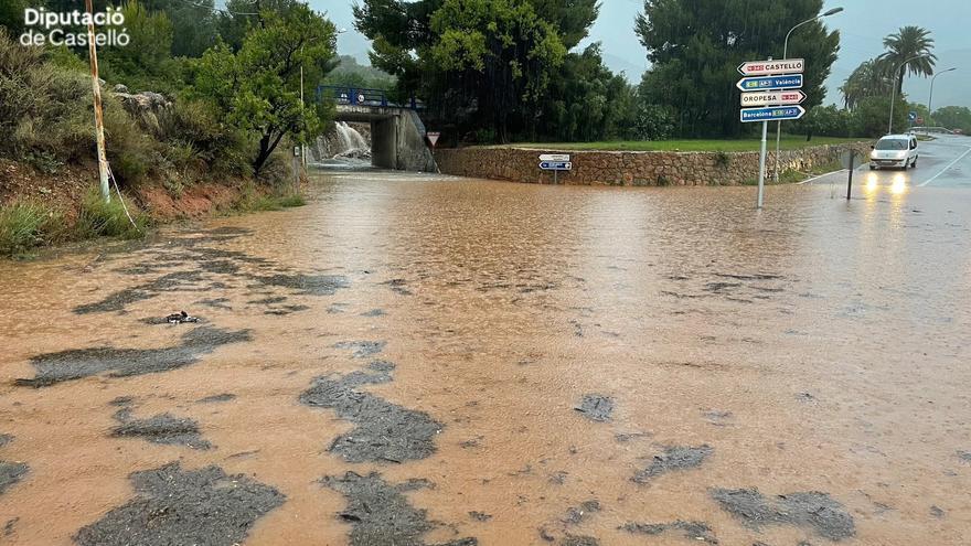 Lluvias  en la provincia de Castellón en imagen de archivo.