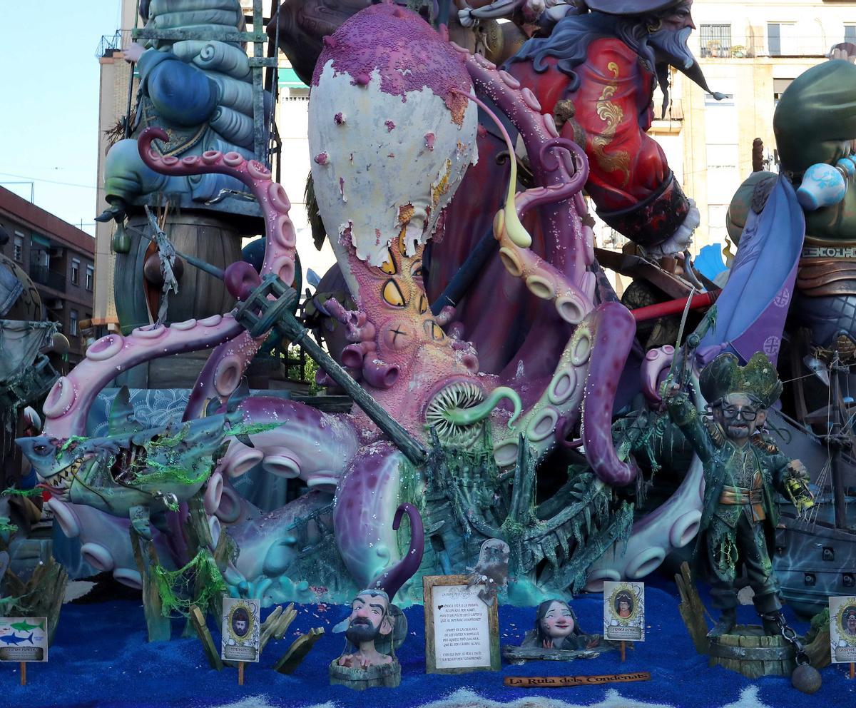 Desperfectos en l'Antiga de Campanar.