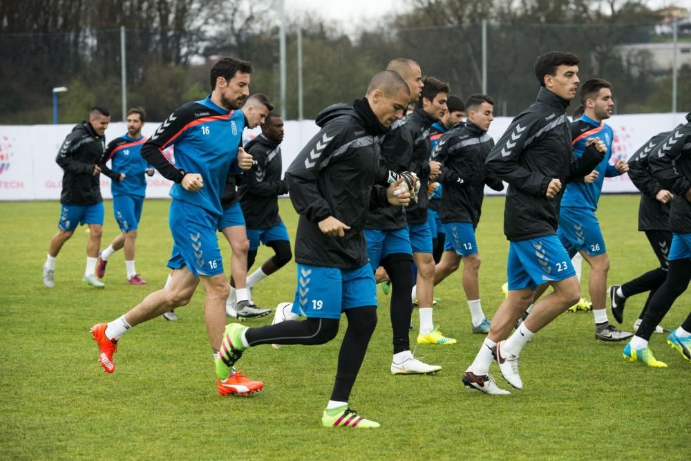 Entrenamiento del Real Oviedo