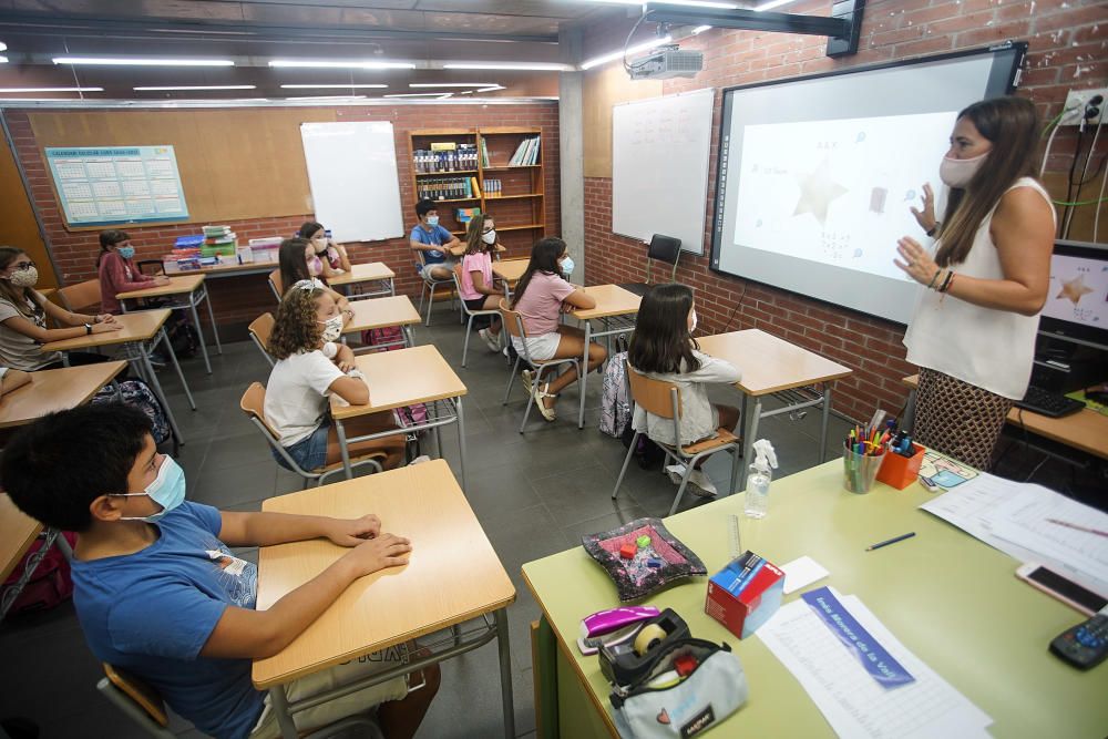 Inici del curs a l'escola Pla de Girona