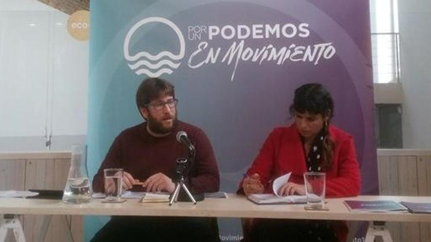 Los Anticapitalistas de Podemos presentan sus propuestas.