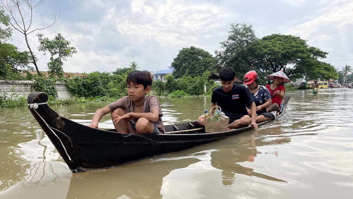 Miles de personas afectadas por inundaciones monzónicas en Myanmar