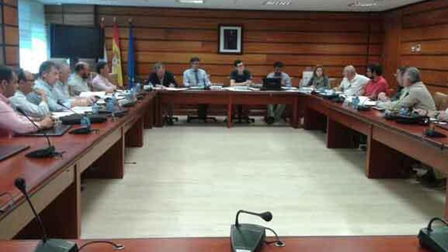 Desarrollo de la Comisión de Caza del Consejo Regional de Medio Ambiente celebrada ayer en Valladolid.