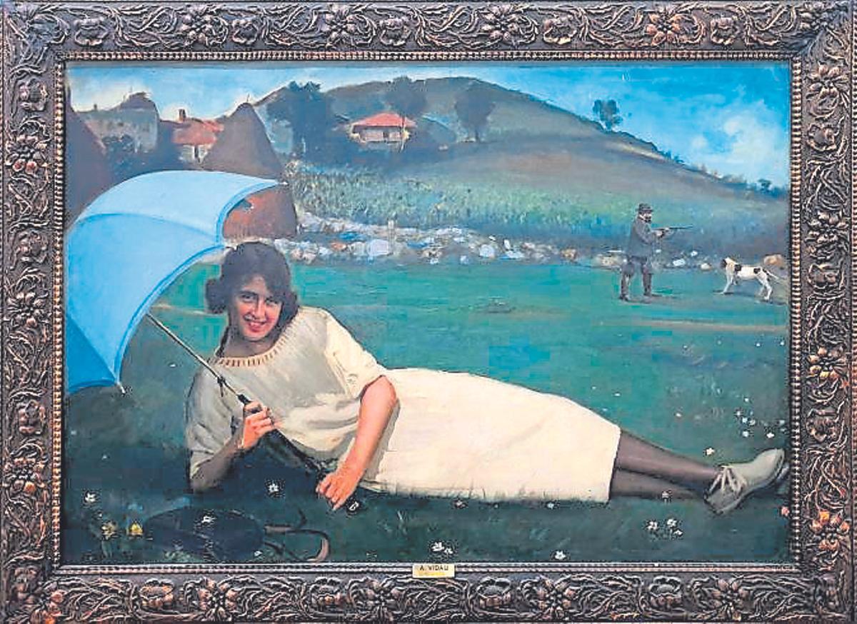 «Joven con sombrilla», de 1927