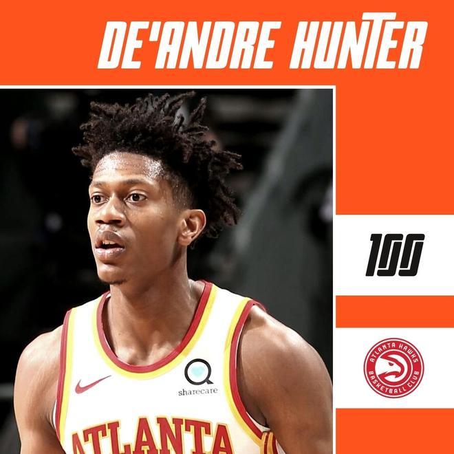 100 - DeAndre Hunter
