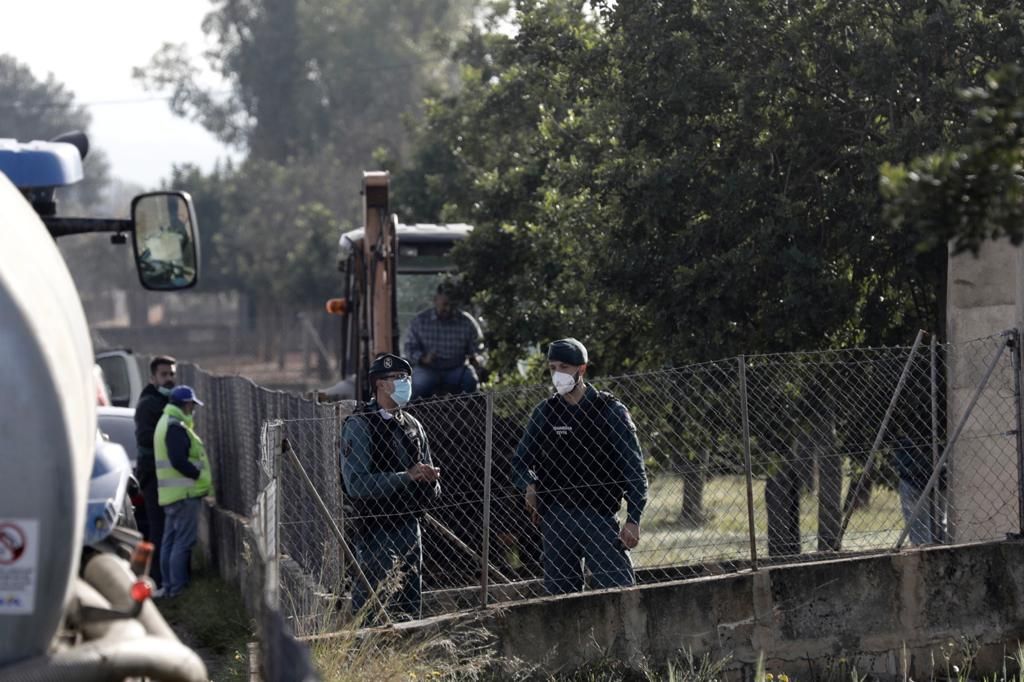 Registran una finca de Binissalem en busca del cadáver de un hombre asesinado