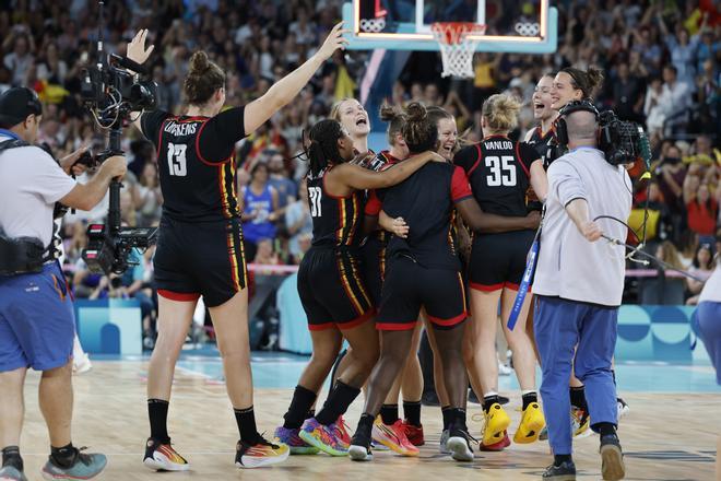 Baloncesto femenino - partido de cuartos de final España vs. Bélgica