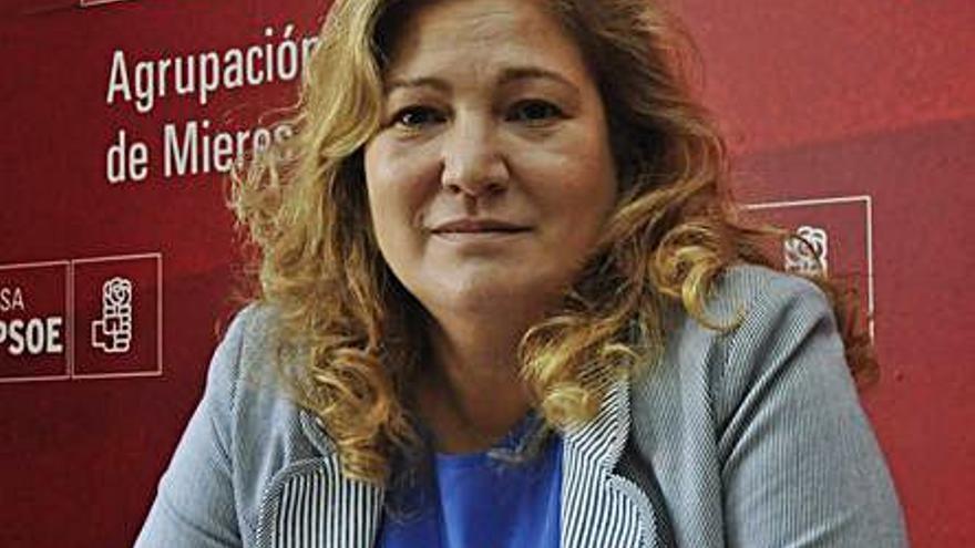 Gloria Muñoz, portavoz del PSOE.
