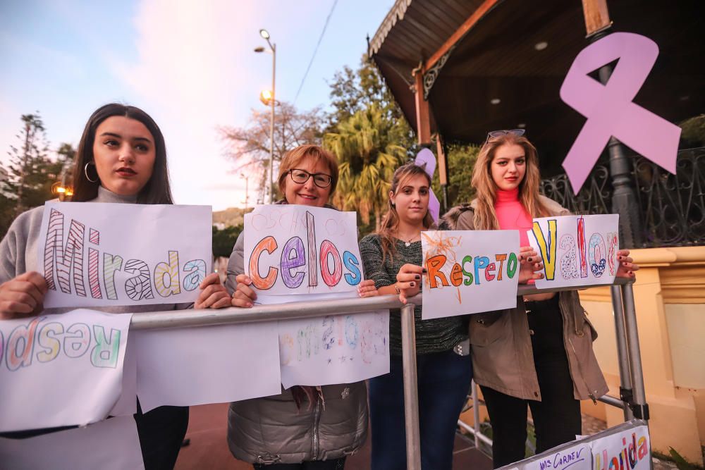 Marcha contra la violencia de género en Orihuela