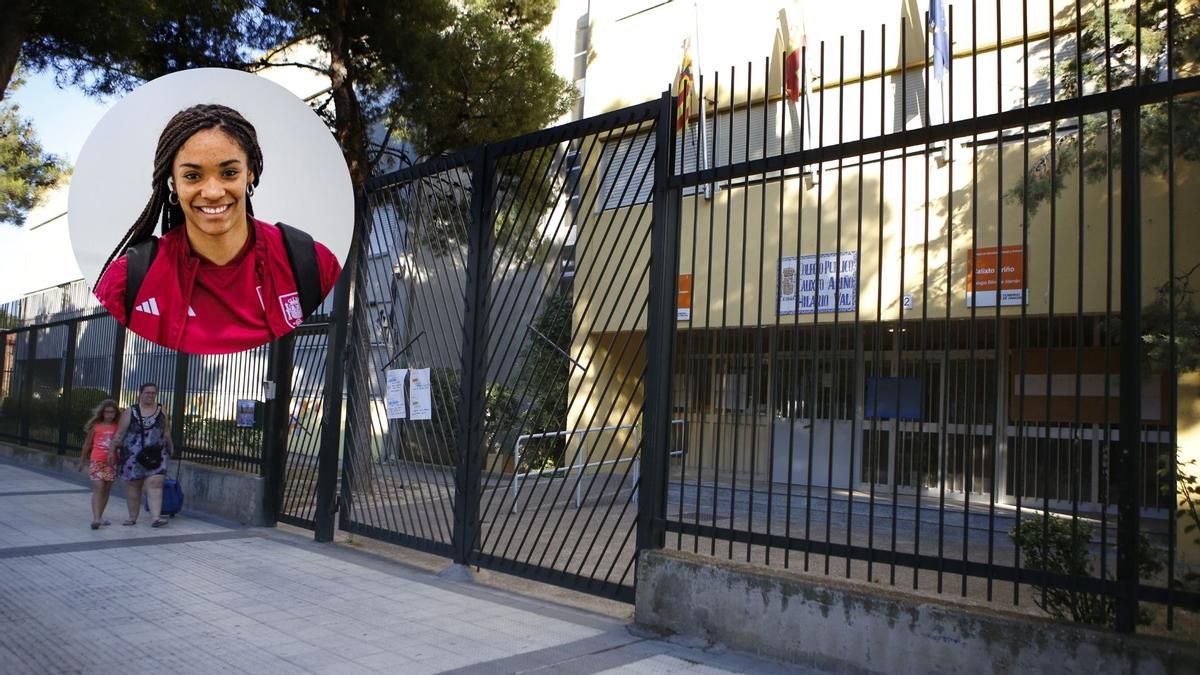 Salma Paralluelo, originaria del barrio de San José, cursó todo Infantil y Primaria en el CEIP Calixto Ariño