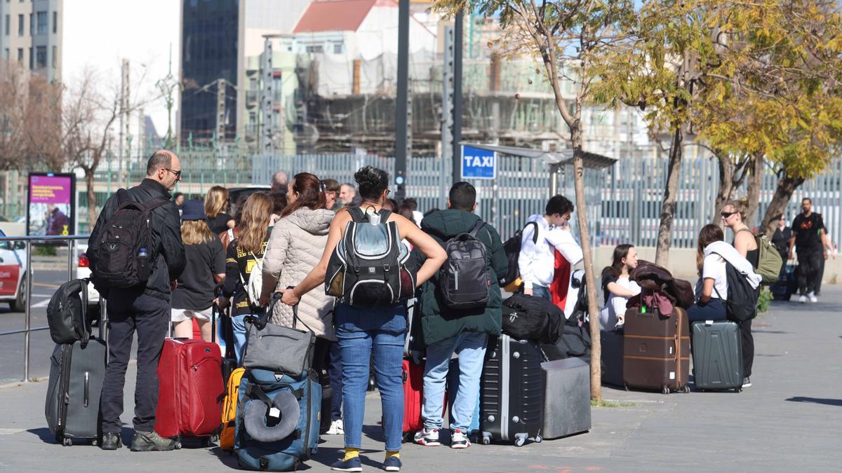 El turismo ha sido muy intenso estas Fallas en València.