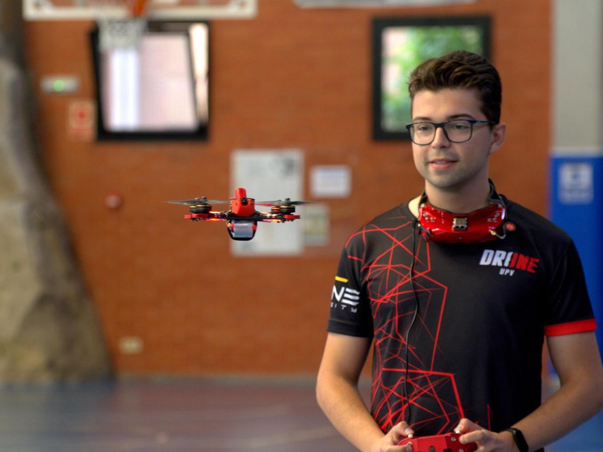 David Checa, alumno del Grado en Ingeniería Geomática y Topografía de la UPV.