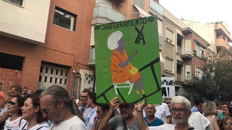 La abuela del soterramiento, todo un símbolo de estas protestas