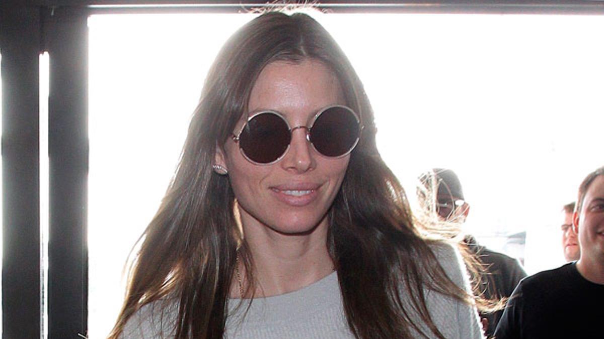 Jessica Biel y su 'look' de aeropuerto