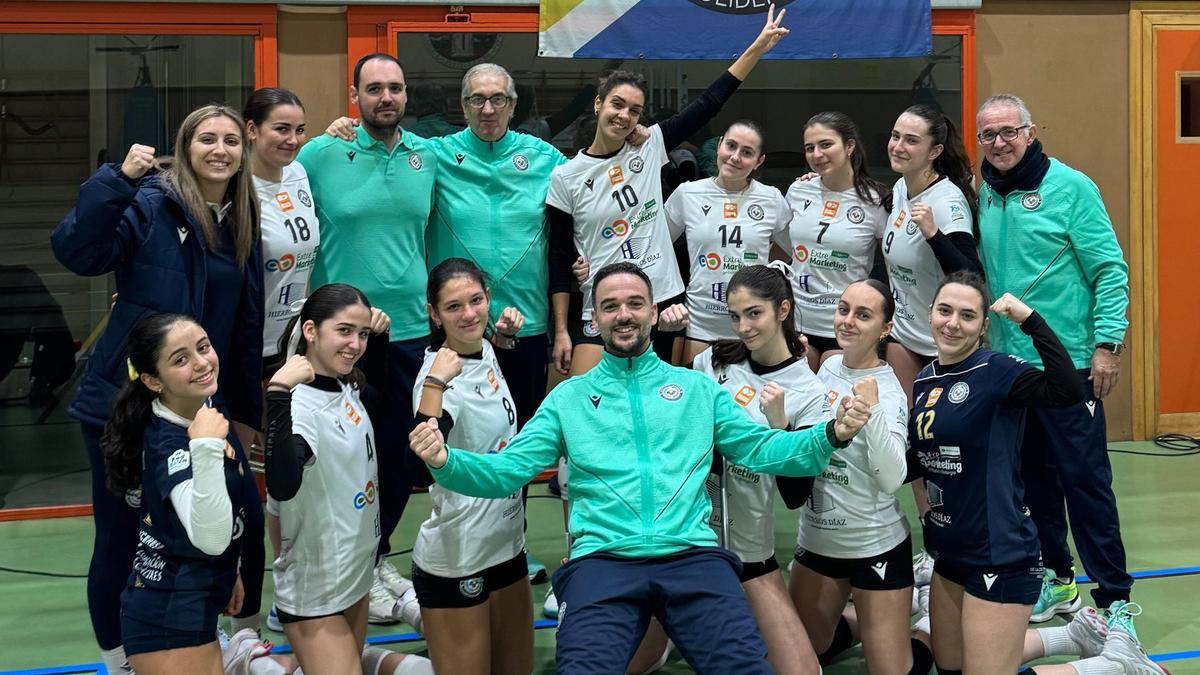 El Licenciados, celebrando el triunfo en Salamanca.