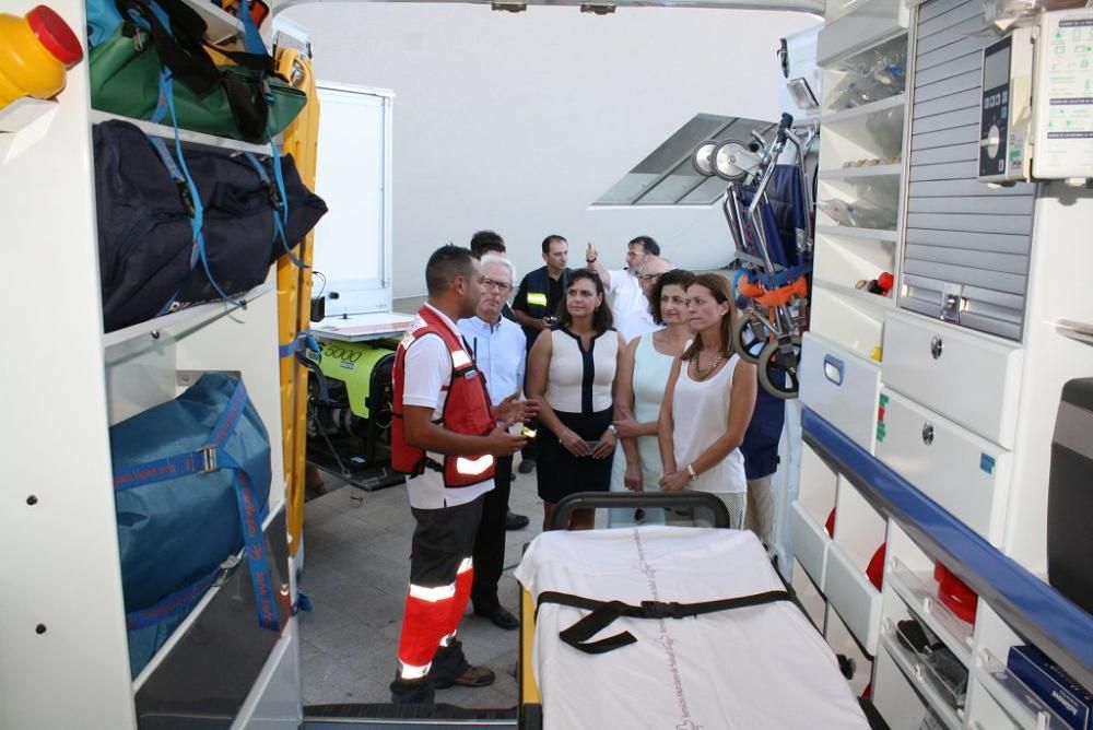 Simulacro de salvamento en Águilas