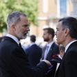 El Rey Felipe VI y el presidente del Gobierno, Pedro Sánchez,