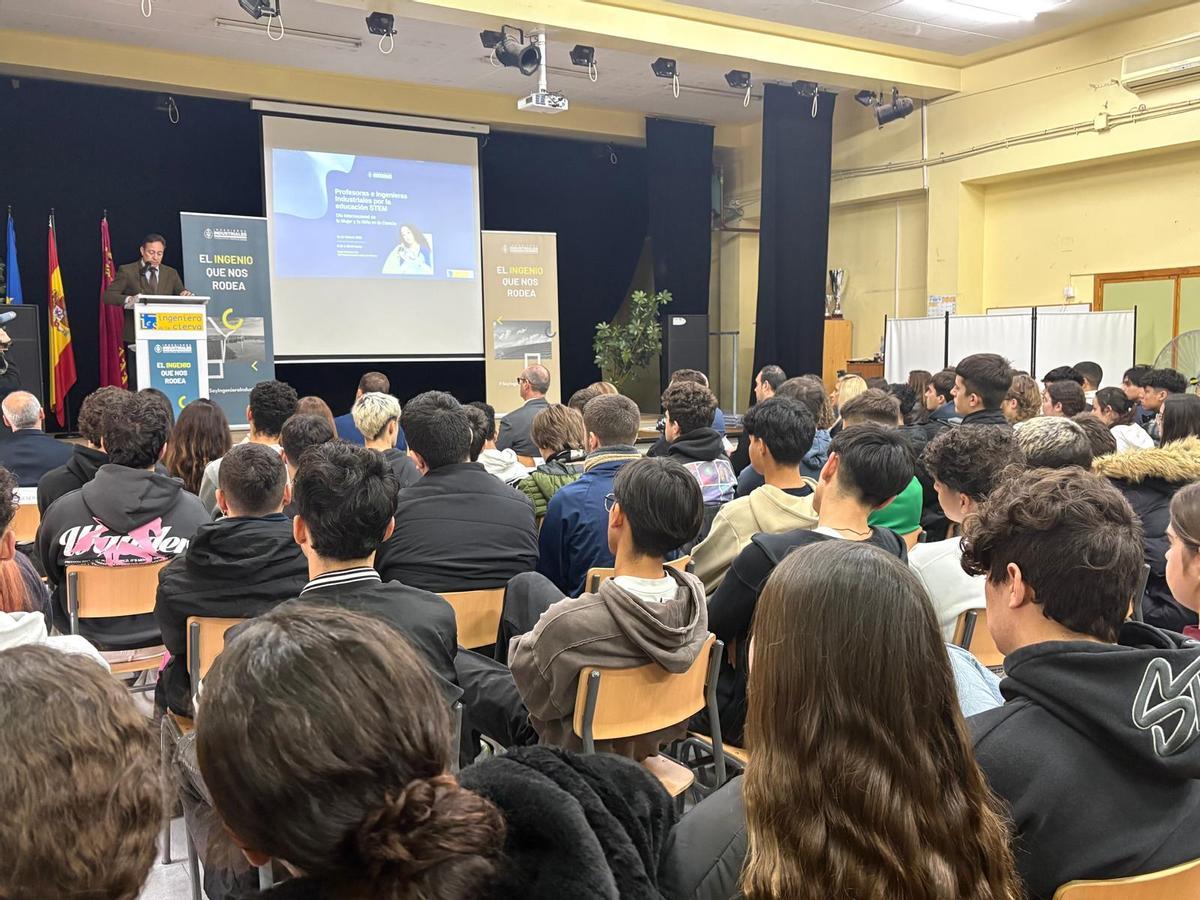 Jornada celebrada en el IES Ingeniero de la Cierva de Patiño (Murcia).