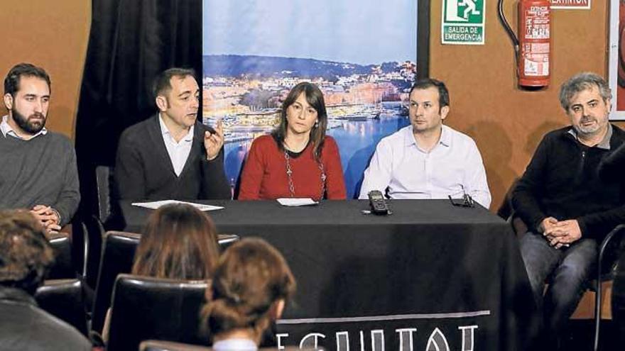 Los organizadores del concurso de cortos de Port Adriano.