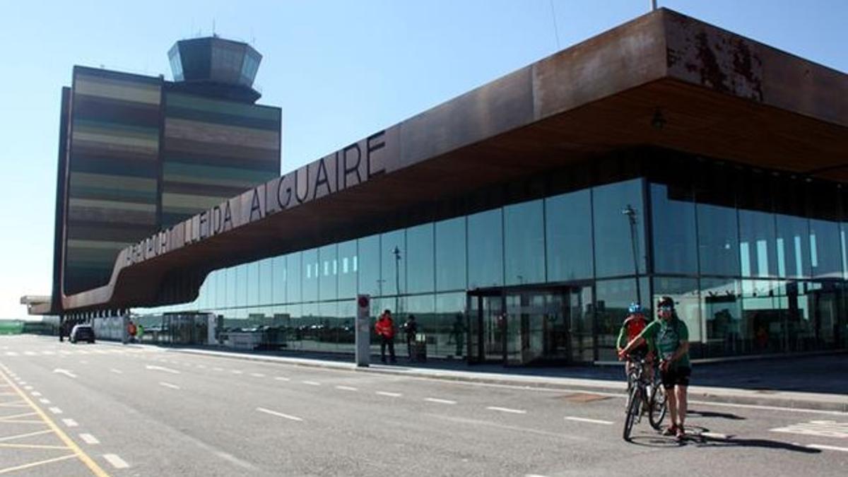 El aeropuerto de Alguaire, en Lleida.