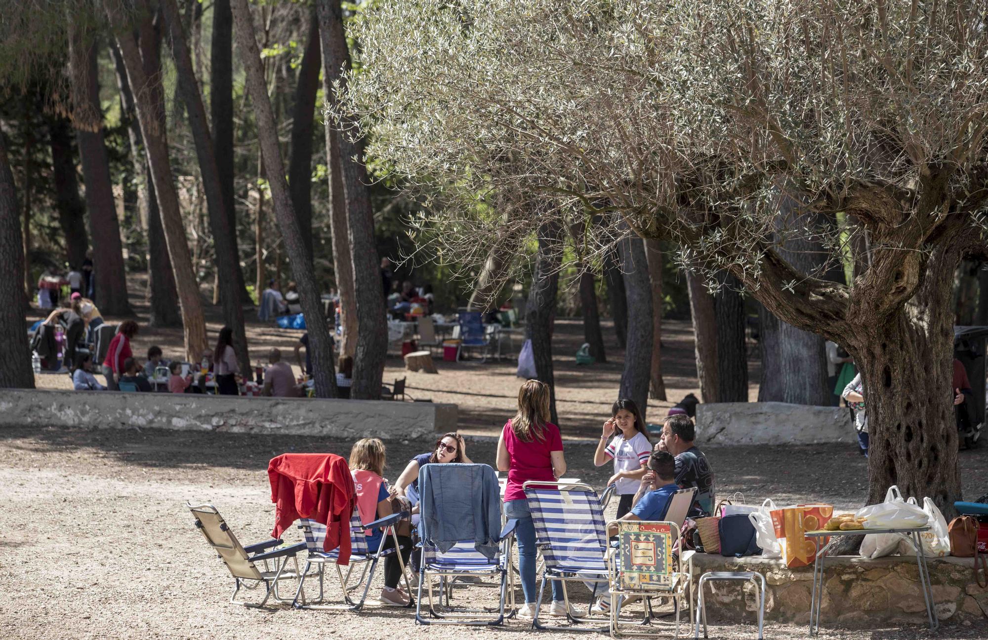 El Parc d San Vicent de Lliria vuelve a llenarse de familias dos años depués