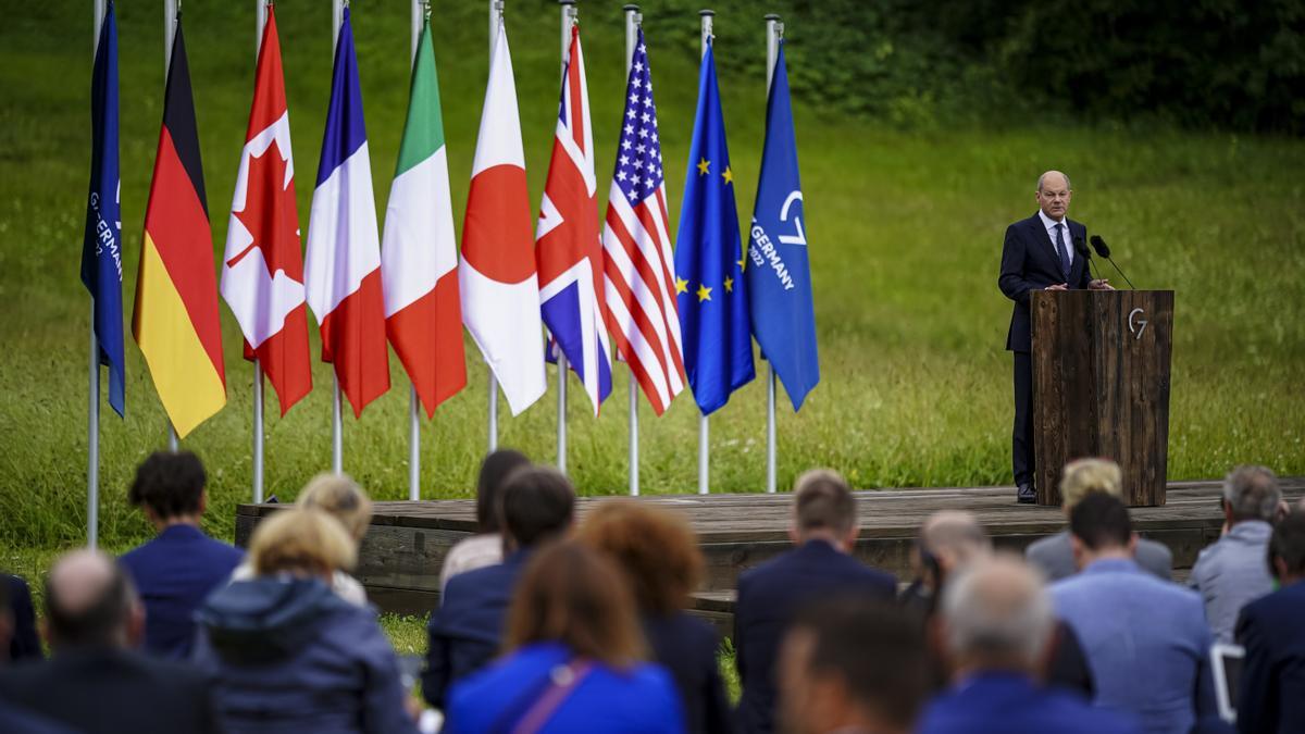 El G7 amplifica su condena a Rusia, a modo de cumbre &quot;puente&quot; hacia la OTAN.