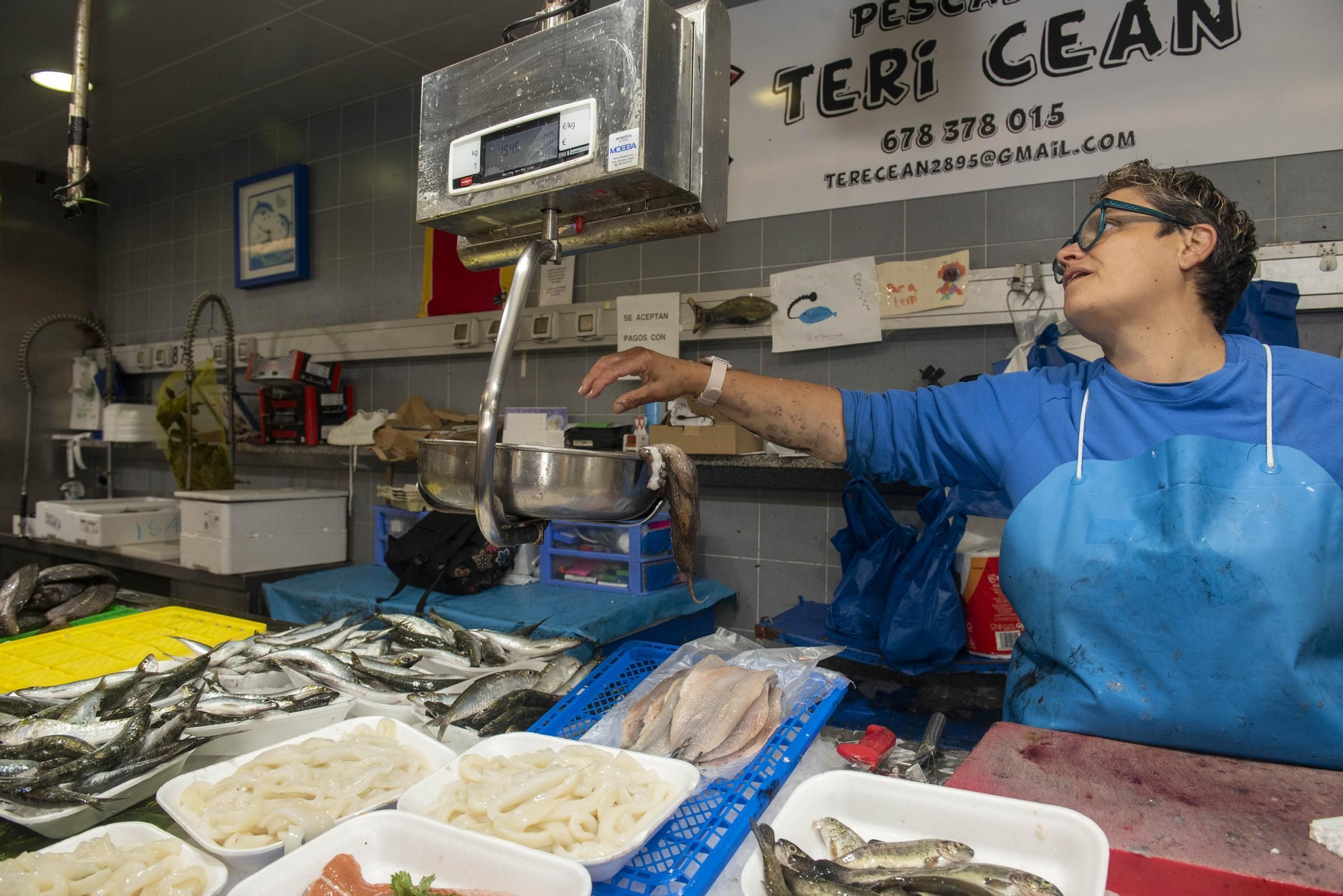 El pulpo gallego vuelve a los mercados de A Coruña tras tres meses de veda