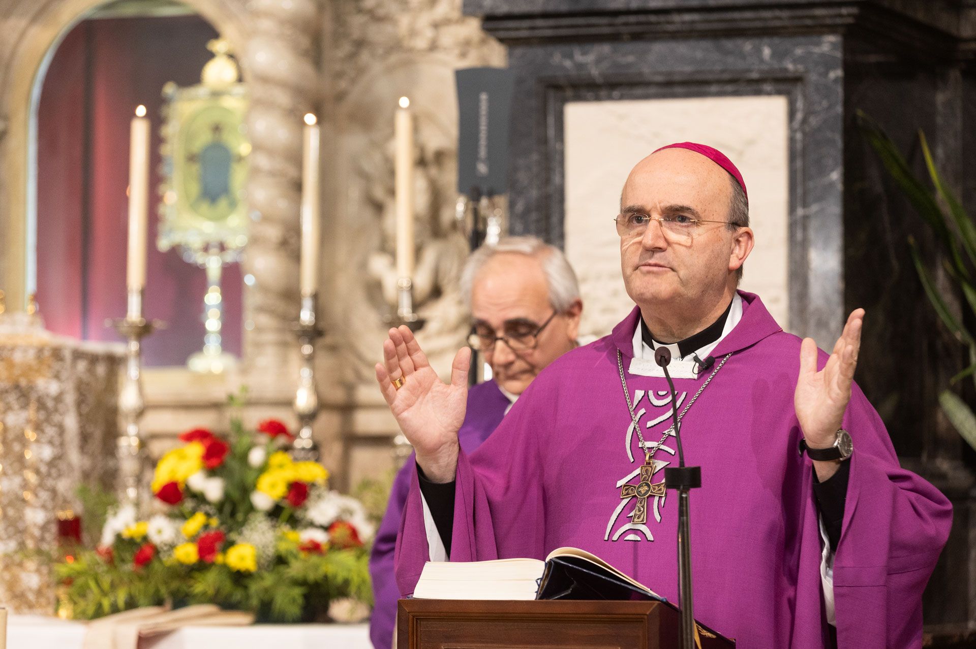 Así ha sido la eucaristía del Año Jubilar oficiada por el obispo José Ignacio Munilla en el Monasterio de Santa Faz