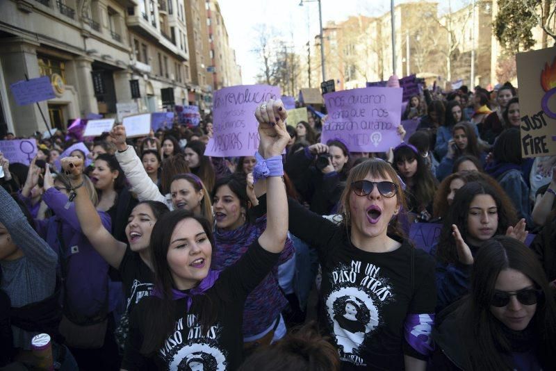 Concentraciones por el 8-M en Zaragoza