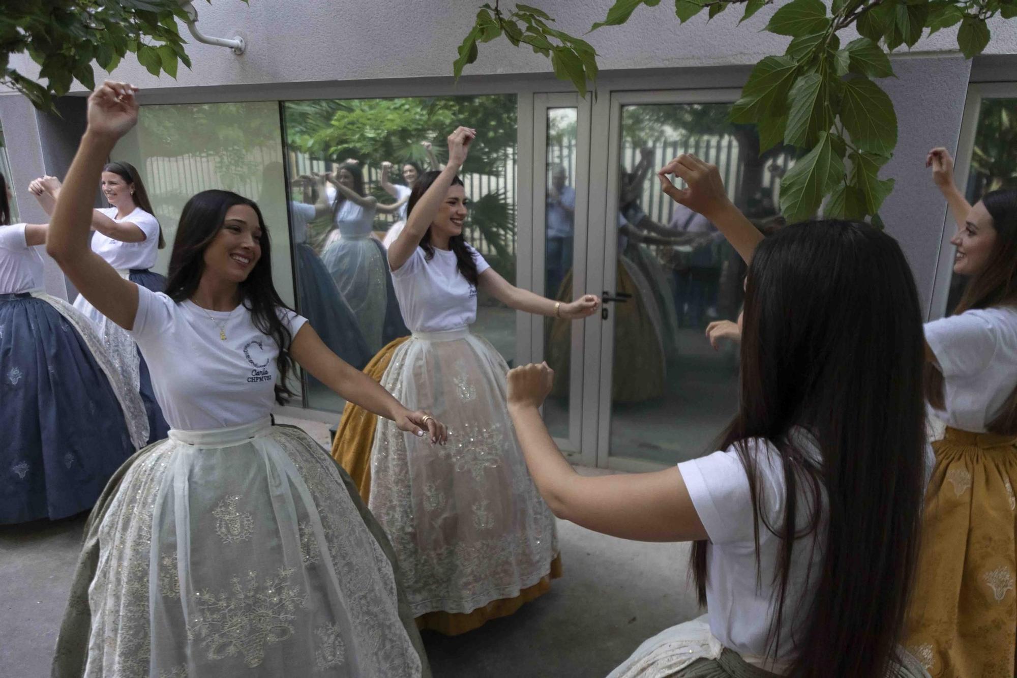 Así ha sido el ensayo de la "dansà" de Berta y la corte mayor
