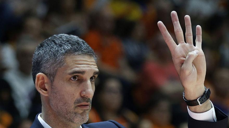 Rubén Burgos ha llevado a Valencia Basket hasta la cima del baloncesto nacional. | LEVANTE-EMV