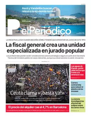 La portada de EL PERIÓDICO del 10 de agosto de 2026