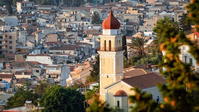 Campanario de la ciudad de Zakynthos