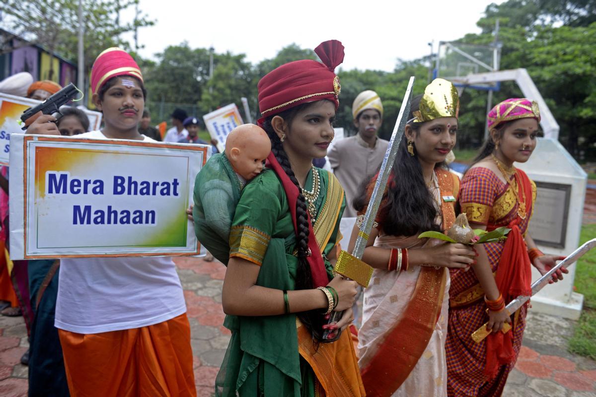 La India celebra este lunes 75 años de su independencia del imperio británico, con una ceremonia desarrollada en el Fuerte Rojo.