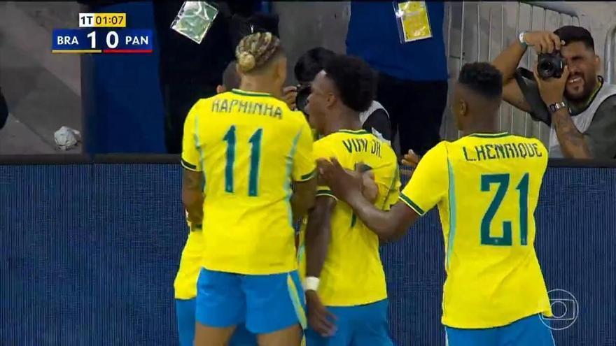 El golazo de Vinicius Jr. con Brasil que enciende la cuenta atrás para el Mundial