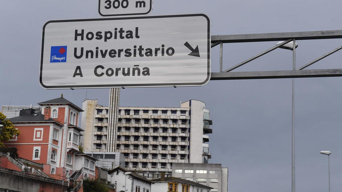 Vista del Hospital de A Coruña. / Víctor Echave