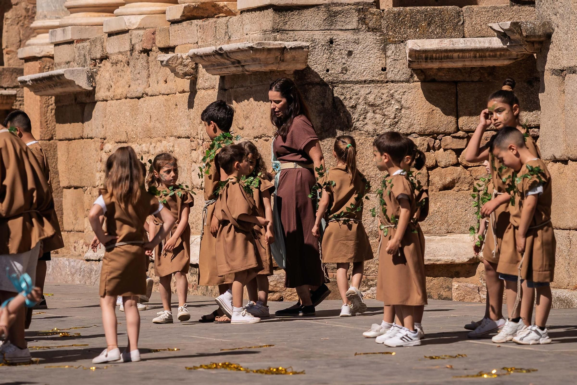 Fotogalería | Los escolares toman el Teatro Romano en Emerita Lvdica