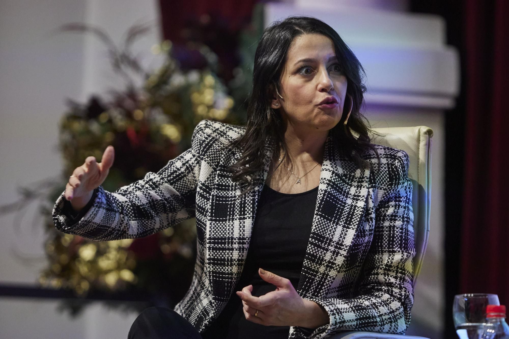 La líder de Cs, Inés Arrimadas.
