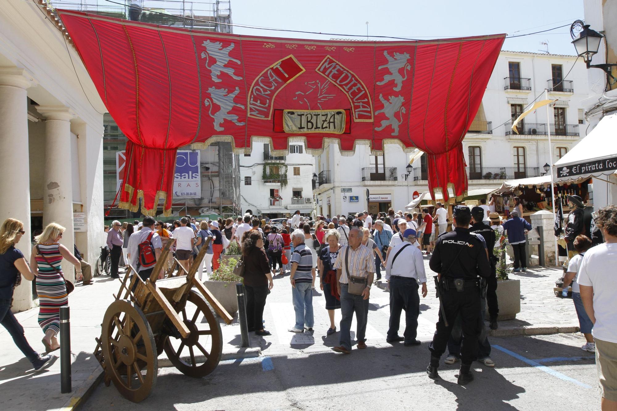 Edición de 2013 de la Feria Medieval de Ibiza.