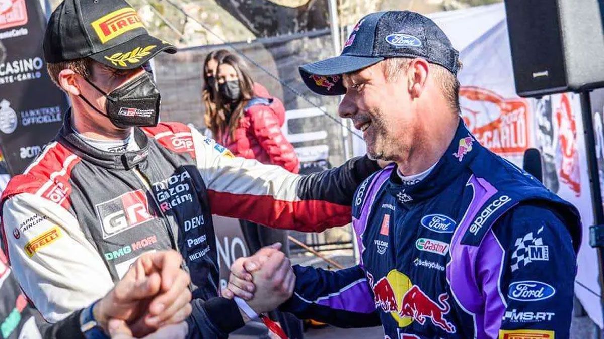 Ogier y Loeb, tras el pulso que protagonizaron en Montecarlo el pasado enero