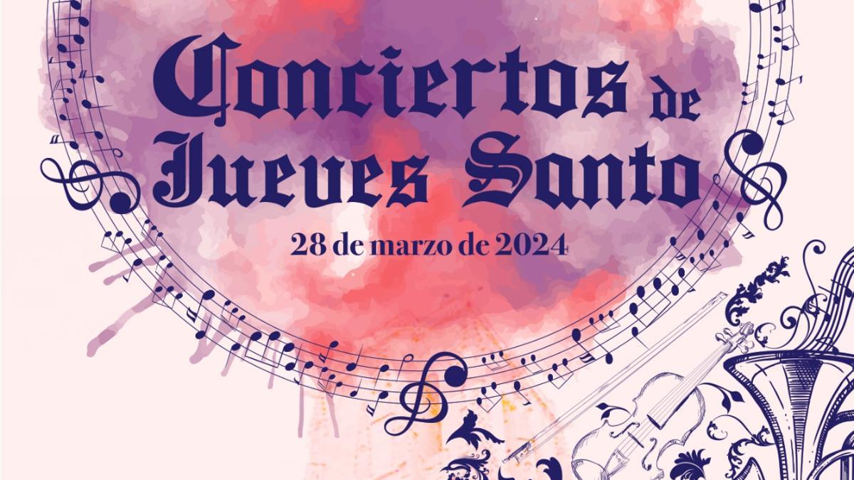 Cartel de los conciertos de Jueves Santo