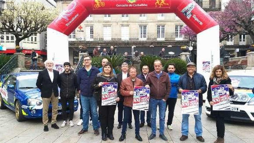 Presentación de la Subida A Saleta, ayer en Carballiño. // FDV