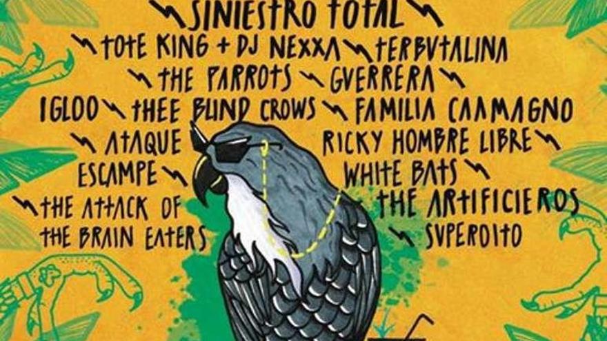 Cartel del festival El Loro Facu.