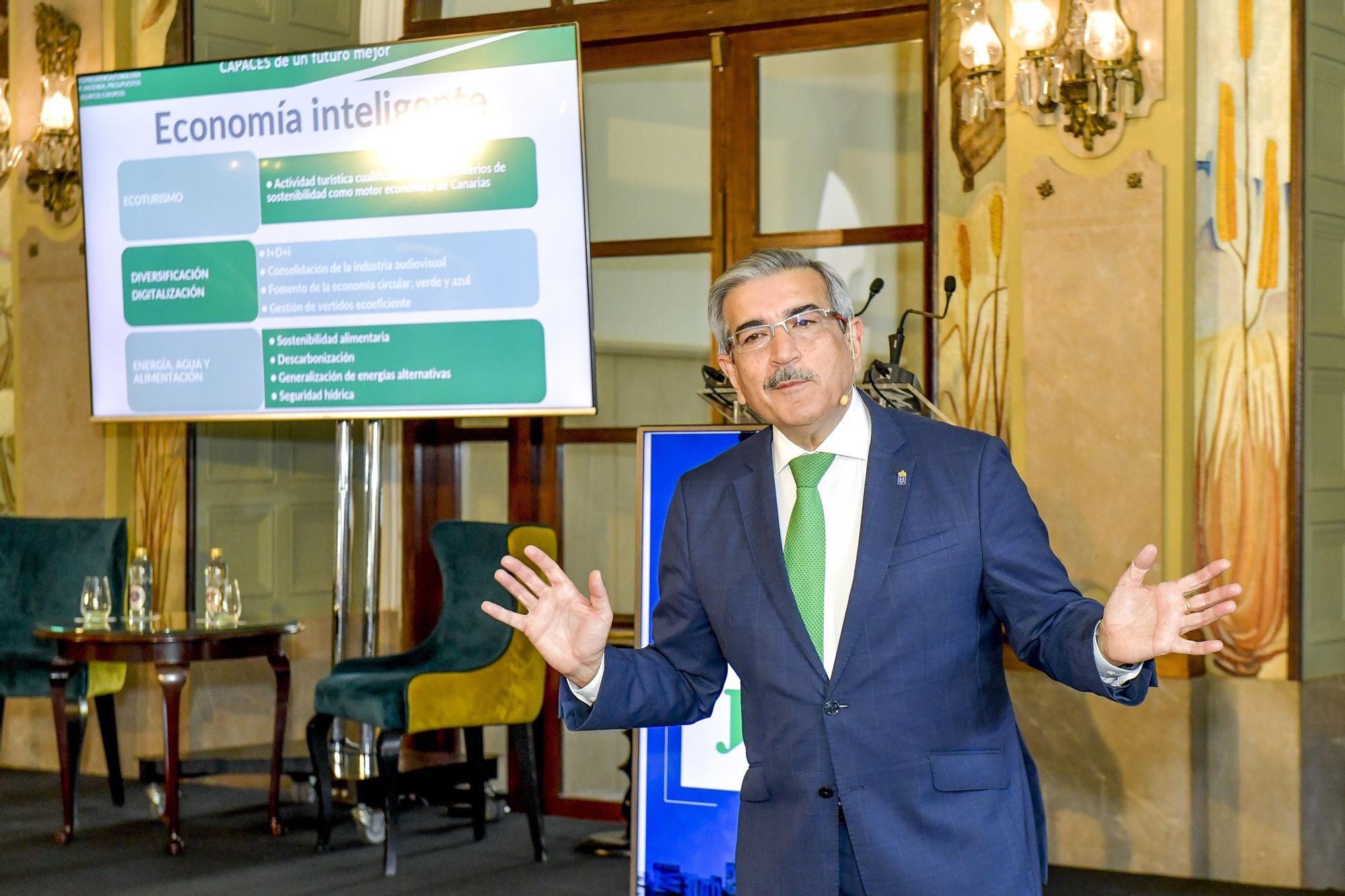 Román Rodríguez interviene en el Foro de Prensa Ibérica con la conferencia 'Capaces de un futuro mejor'