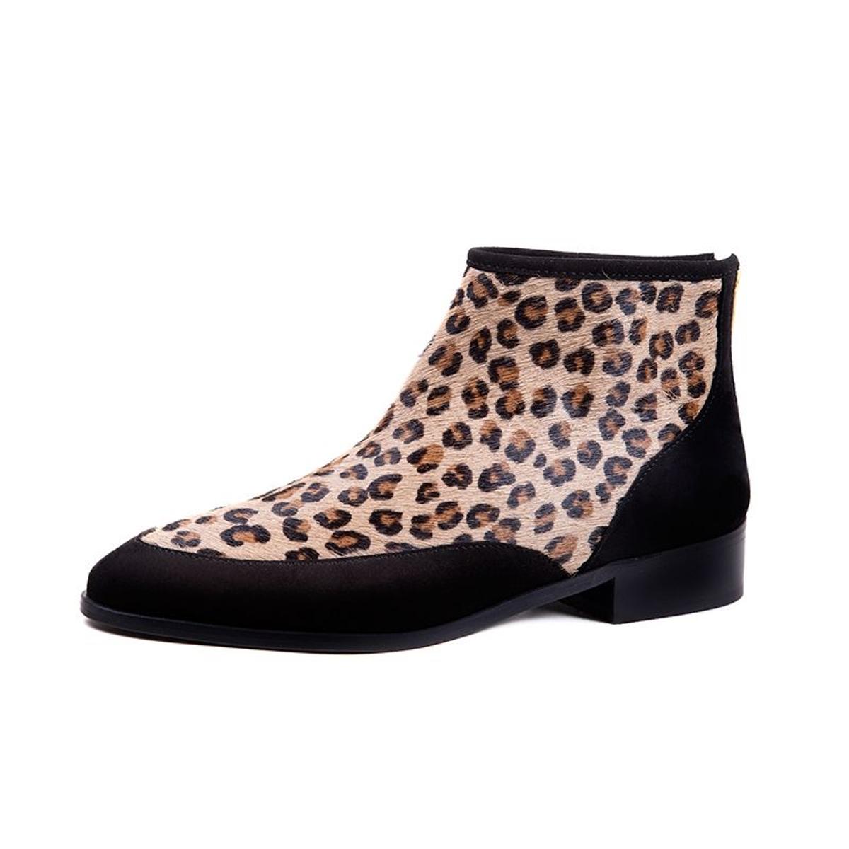 Botines con print de leopardo, Myblüchers.com