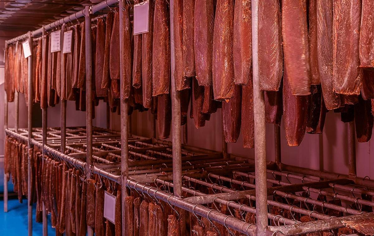 Un secadero de mojamas.