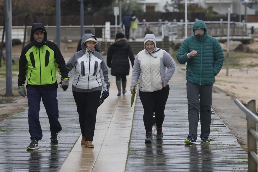 Temporal de vent i aigua a les comarques gironines