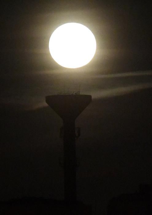 La Superluna, en A Coruña.