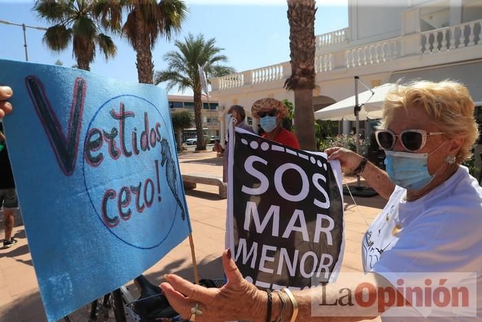 Protesta de policías en La Manga