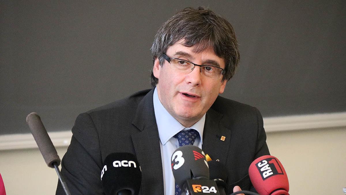 El expresidente de la Generalitat Carles Puigdemont se personará ante la justicia belga